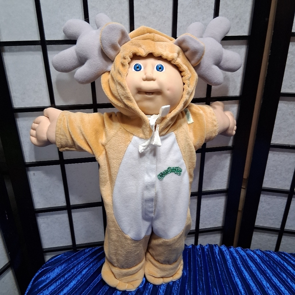 Tan and White Stuffed Animal Plush Toy